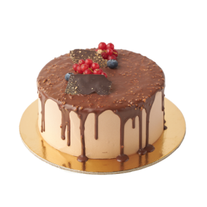 Hasselpähkinä-Suklaatäytekakku